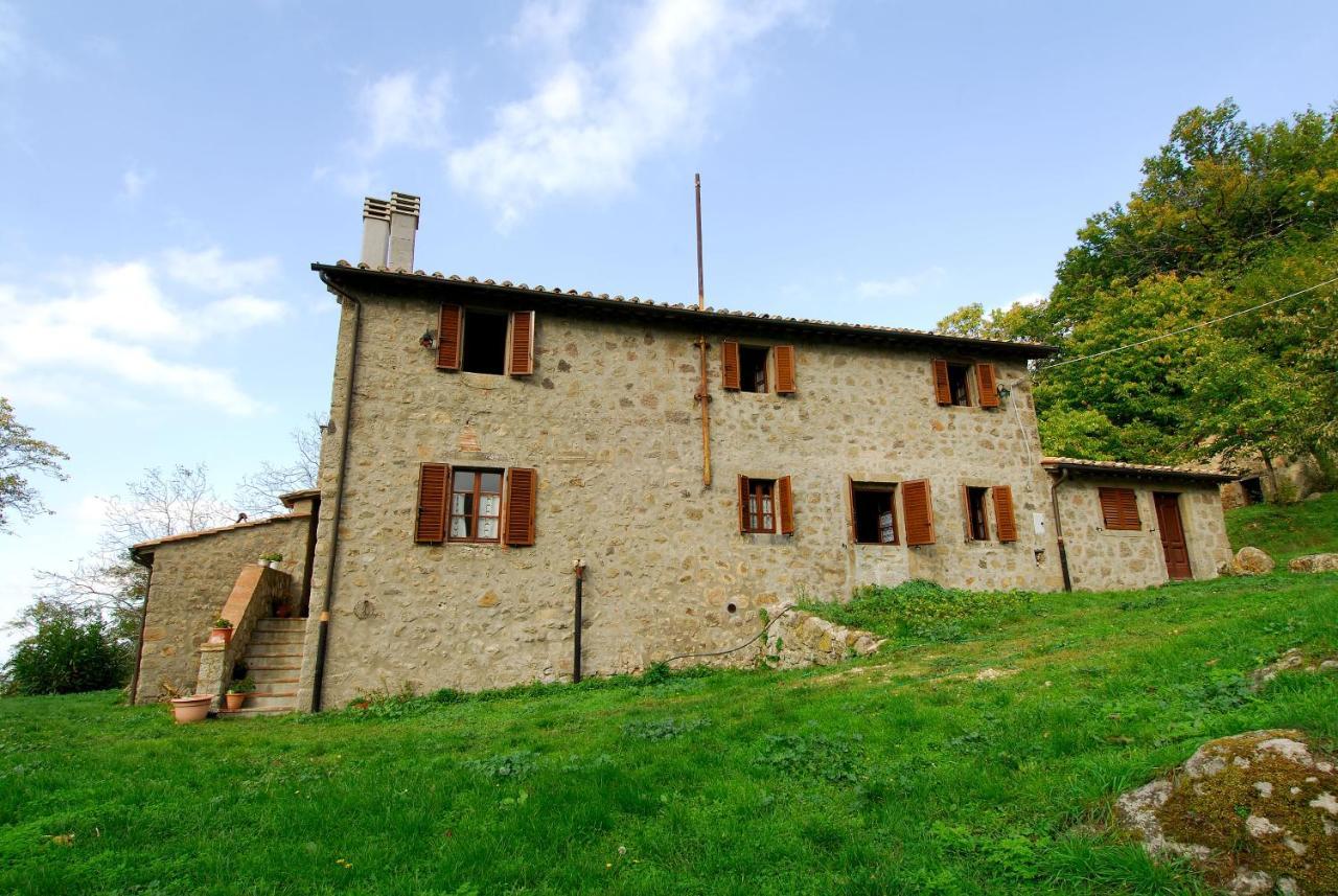 A Stay Surrounded By Greenery - Agriturismo La Piaggia - App 2 Bathrooms Vivo dʼOrcia Eksteriør billede