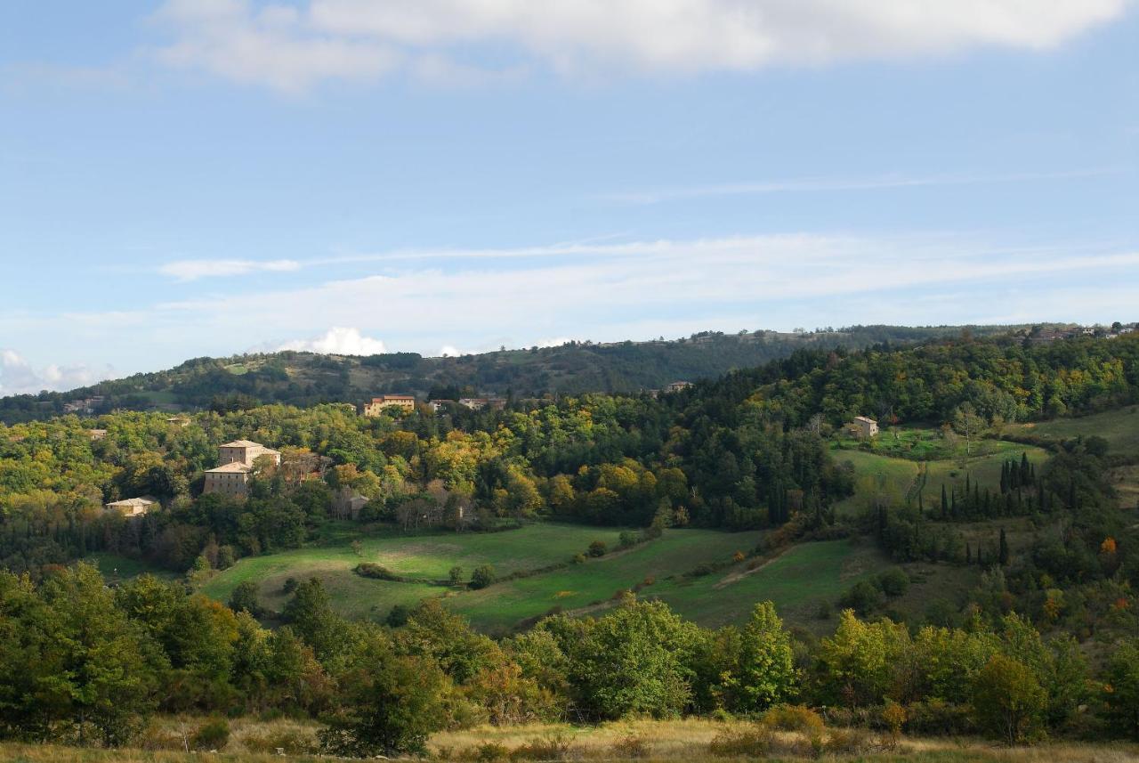 A Stay Surrounded By Greenery - Agriturismo La Piaggia - App 2 Bathrooms Vivo dʼOrcia Eksteriør billede