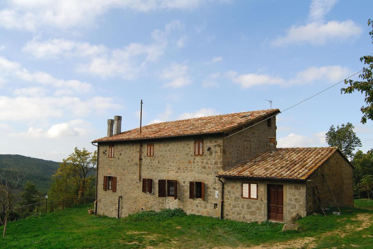 A Stay Surrounded By Greenery - Agriturismo La Piaggia - App 2 Bathrooms Vivo dʼOrcia Eksteriør billede