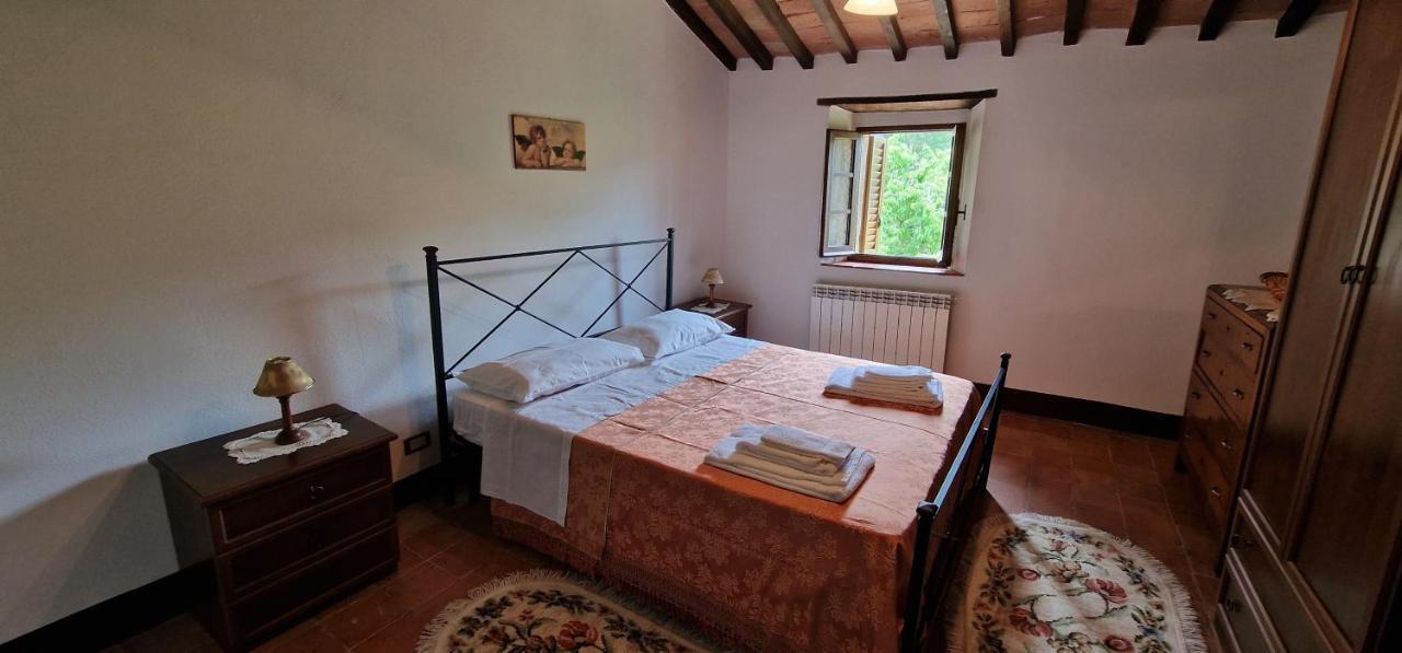 A Stay Surrounded By Greenery - Agriturismo La Piaggia - App 2 Bathrooms Vivo dʼOrcia Eksteriør billede