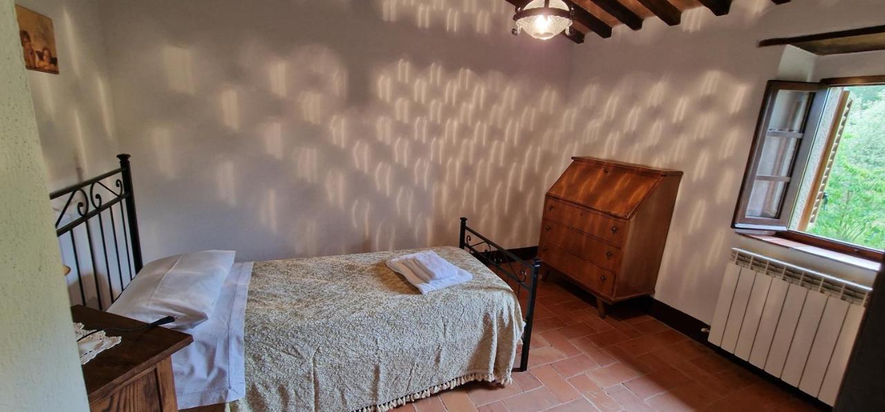 A Stay Surrounded By Greenery - Agriturismo La Piaggia - App 2 Bathrooms Vivo dʼOrcia Eksteriør billede